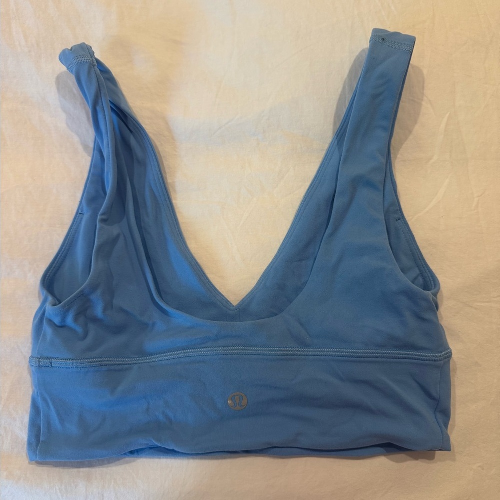 Lululemon Align Everyday Seamless V-Neck Sports Bra in Blue - Picture 2 of 3